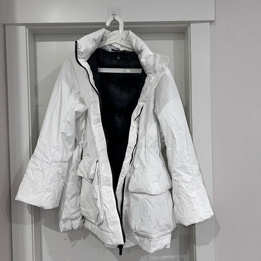 +J White Down Coat